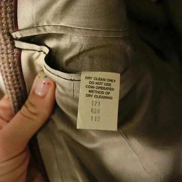 Sports‎ jacket blazer, 100% wool made in the USA, Brown heather mens - Picture 3 of 15